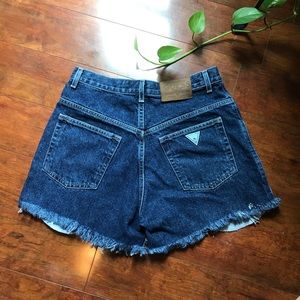 Vintage denim guess cut off shorts NWOT